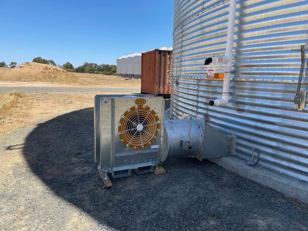 centrifugal fan - silo aeration system